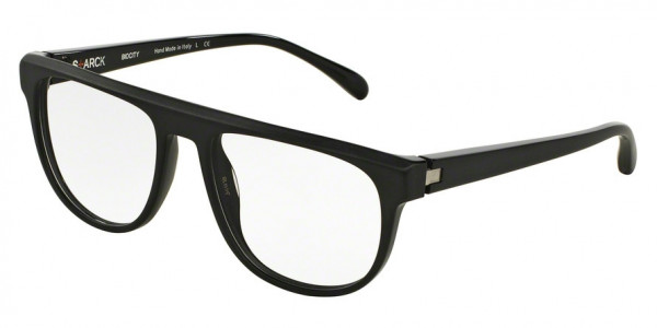 Starck Eyes SH3020 Eyeglasses, 0002 BLACK/CRY/BLACK MAT OUTSIDE