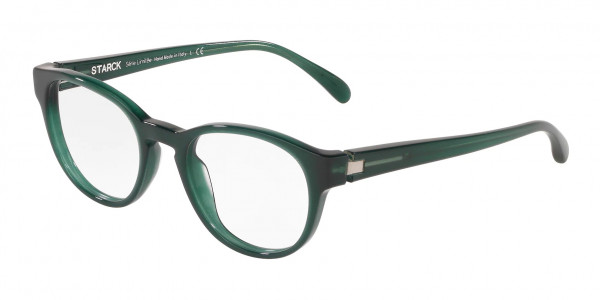 Starck Eyes SH3009 Eyeglasses, 0008 GREEN POINTILLE (GREEN)