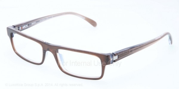 Starck Eyes SH3006 Eyeglasses, 2727 BROWN/CRYSTAL/BLUE (BROWN)