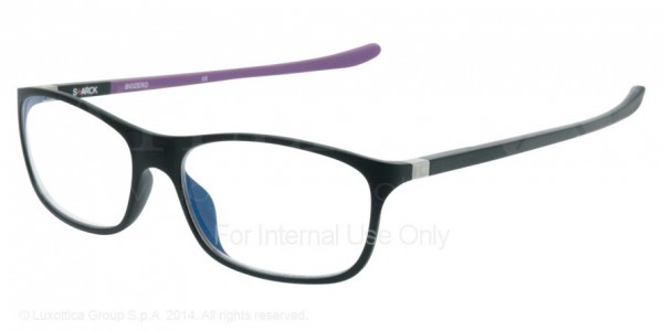 Starck Eyes SH1014M - PL1014 (M) Eyeglasses, R00F MAT BLACK / BLACK - VIOLET (BLACK)