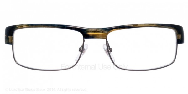 Starck Eyes SH1003 - PL1003 Eyeglasses, 0076 DARK GREEN STRIPPED