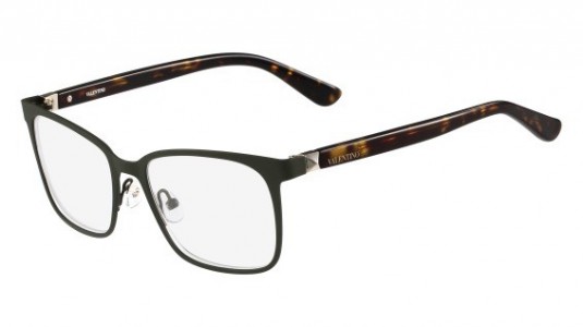 Valentino V2128 Eyeglasses, (331) MAT ARMY GREEN