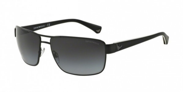 Emporio Armani EA2031 Sunglasses, 31098G MATTE BLACK (BLACK)