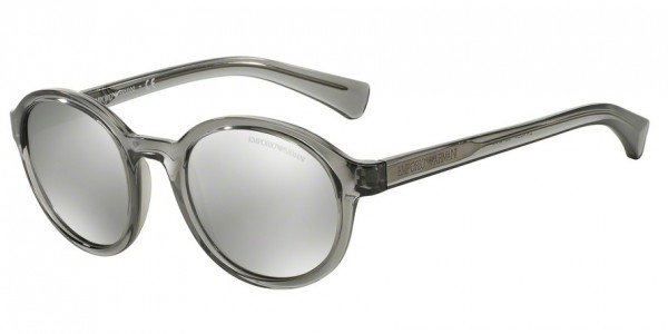 Emporio Armani EA4054 Sunglasses, 53726G TRANSPARENT GREY (GREY)