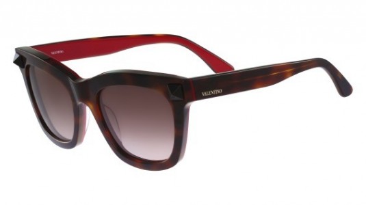 Valentino V723S Sunglasses, (245) HAVANA-ROUGE