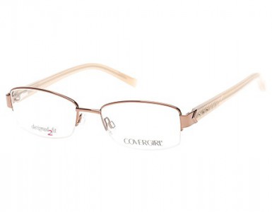 CoverGirl CG0443 Eyeglasses, 048 - Shiny Dark Brown