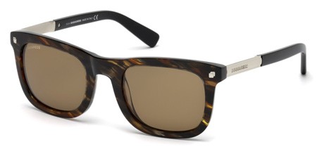Dsquared2 RONNY Sunglasses, 50E - Dark Brown/other / Brown