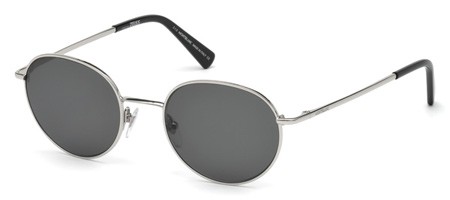 Montblanc MB-550S Sunglasses, 16N - Shiny Palladium / Green