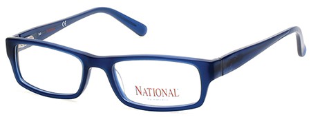 National by Marcolin NA-0345 Eyeglasses, 091 - Matte Blue