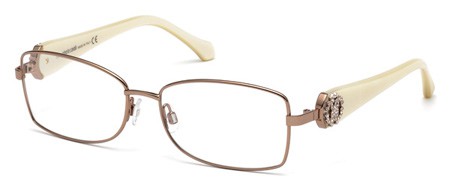 Roberto Cavalli PHERKAD Eyeglasses, 034 - Shiny Light Bronze