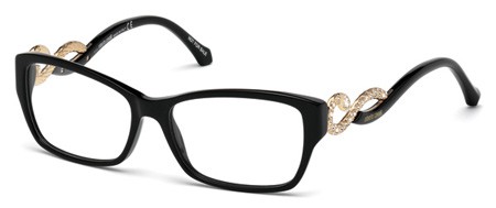 Roberto Cavalli PRAECIPUA Eyeglasses, 001 - Shiny Black