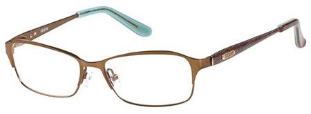 Guess GU-2424 (GU 2424) Eyeglasses, D96 (BRN) - Brown