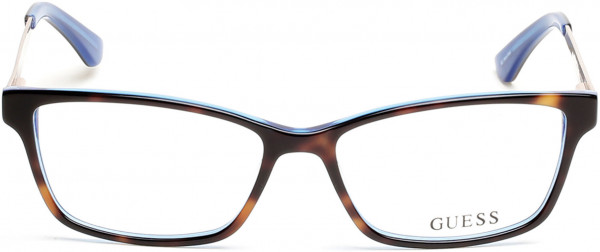 Guess GU2538-F Eyeglasses, 052 - Dark Havana