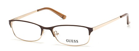 Guess GU-2544 Eyeglasses, 045 - Shiny Light Brown