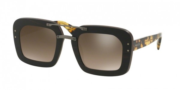 Prada PR 30RS Sunglasses, UBT4O2 EBONY MALABAR (BLACK)