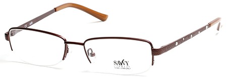 Savvy SV0400 Eyeglasses, 049 - Matte Dark Brown
