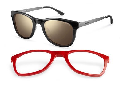 Carrera Carrera 5023/S Sunglasses, 0HST(VP) Ruthenium Black Red