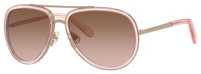 Kate Spade Makenzie/S Sunglasses, 0CW1(WI) Transparent Pink