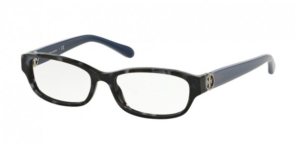 Tory Burch TY2055 Eyeglasses, 1475 NAVY TWEED/BLUE (HAVANA)