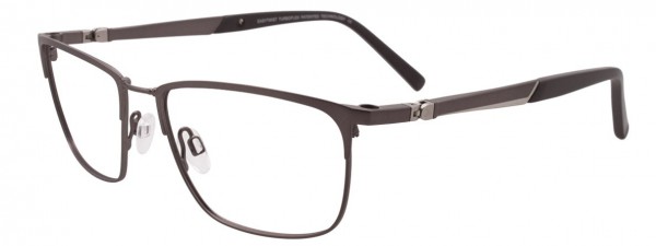 EasyTwist CT229 Eyeglasses, SATIN DARK GREY AND SILVER