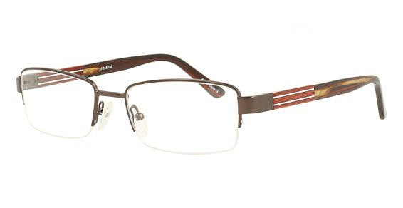 Wired 6046 Eyeglasses, Gunmetal/Teak