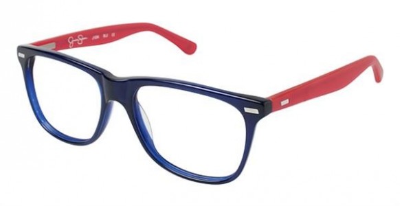 Jessica Simpson J1034 Eyeglasses, BLU Navy/Red