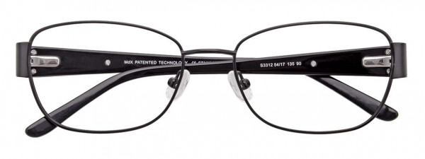 MDX S3312 Eyeglasses, 090 - Satin Black