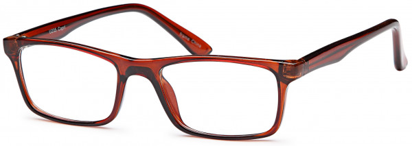 4U U 205 Eyeglasses, Brown