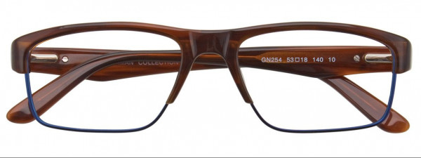 Greg Norman GN254 Eyeglasses, 010 - Dark Caramel & Navy
