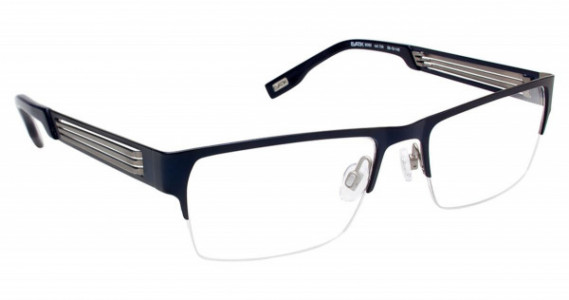 Evatik EVATIK 9080 Eyeglasses, (134) BLUE SILVER