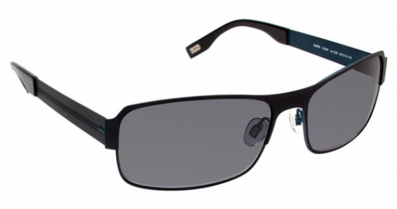 Evatik EVATIK 1033 Sunglasses, (126) BLACK BLUE (CR-39)