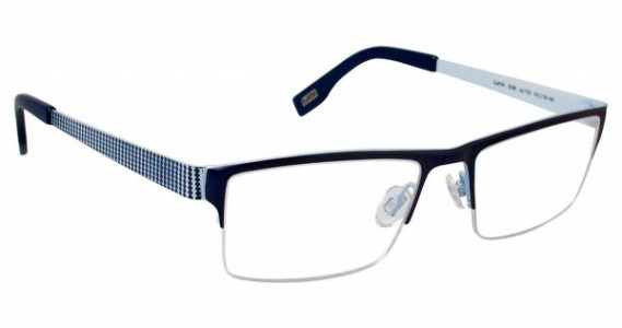 Evatik EVATIK 9096 Eyeglasses, (700) BLUE SILVER