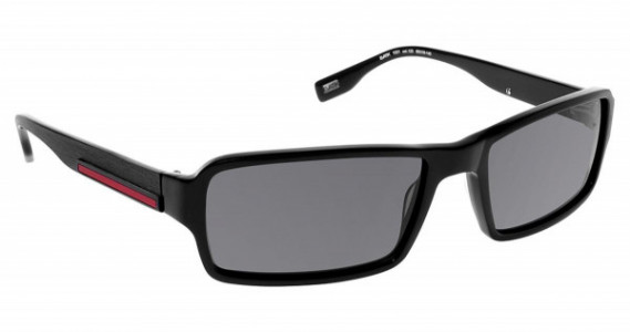 Evatik EVATIK 1031 Sunglasses, (123) BLACK RED (CR-39)