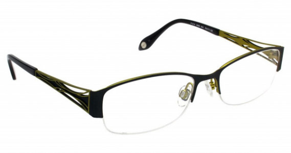 Fysh UK FYSH 3495 Eyeglasses, (642) MOSS CHARTEUSE