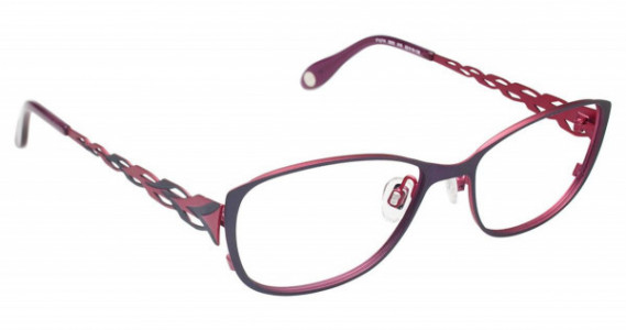 Fysh UK FYSH 3503 Eyeglasses, (915) PURPLE PEONY
