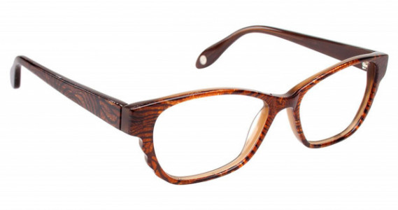 Fysh UK FYSH 3484 Eyeglasses, (625) BROWN STRIPE