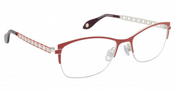 Fysh UK FYSH 3521 Eyeglasses, (646) RED PUTTY