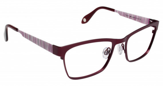 Fysh UK FYSH 3498 Eyeglasses, (861) BURGUNDY