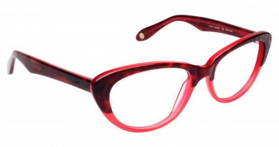 Fysh UK FYSH 3500 Eyeglasses, (745) CHERRY RED