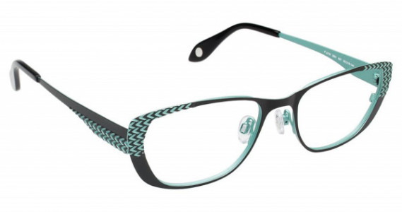 Fysh UK FYSH 3501 Eyeglasses, (621) BLACK JADE