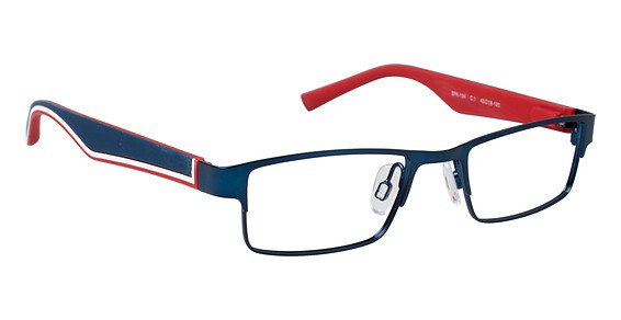 SuperFlex SFK-134 Eyeglasses, 1 BLUE RED