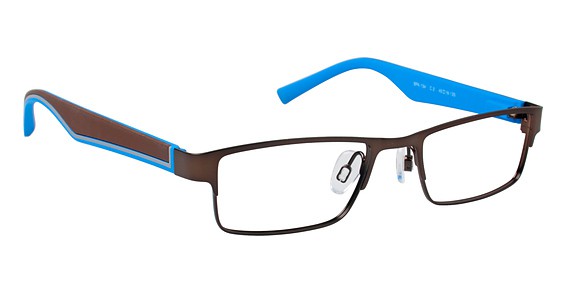 SuperFlex SFK-134 Eyeglasses, 2 BROWN BLUE