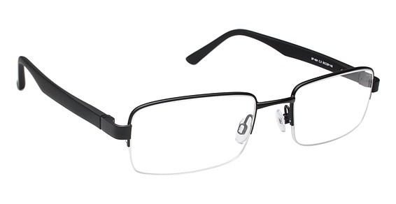 SuperFlex SF-404 Eyeglasses, 3 BLACK