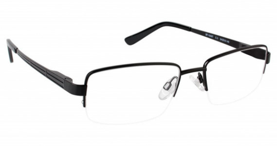 SuperFlex SF-1046T Eyeglasses, (3) BLACK