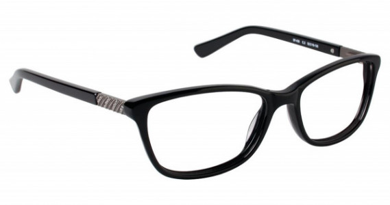 SuperFlex SF-438 Eyeglasses, (2) BLACK