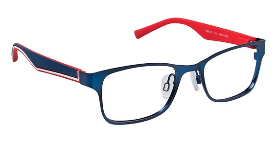 SuperFlex SFK-131 Eyeglasses, 1 BLUE RED