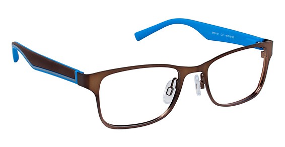 SuperFlex SFK-131 Eyeglasses, 2 BROWN BLUE