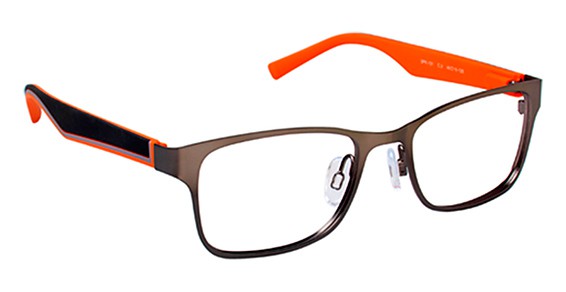 SuperFlex SFK-131 Eyeglasses, 3 GREY ORANGE