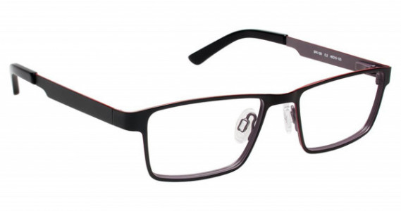 SuperFlex SFK-126 Eyeglasses, (2) BLACK RED GREY