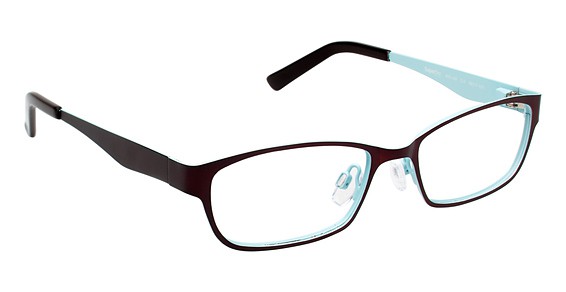SuperFlex SFK-120 Eyeglasses, 3 BROWN ICE BLUE